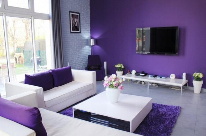 Best ideas about Purple Living Room
. Save or Pin 20 Dazzling Purple Living Room Designs Rilane Now.