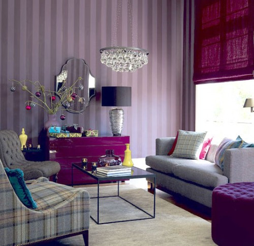 Best ideas about Purple Living Room
. Save or Pin Beauty Houses Purple Interior Designs Living Room Now.