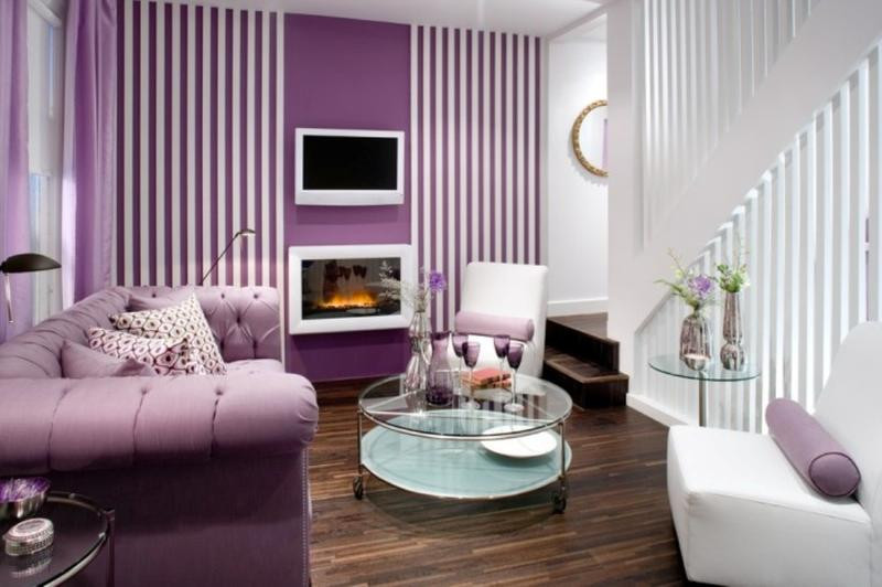 Best ideas about Purple Living Room
. Save or Pin 20 Dazzling Purple Living Room Designs Rilane Now.