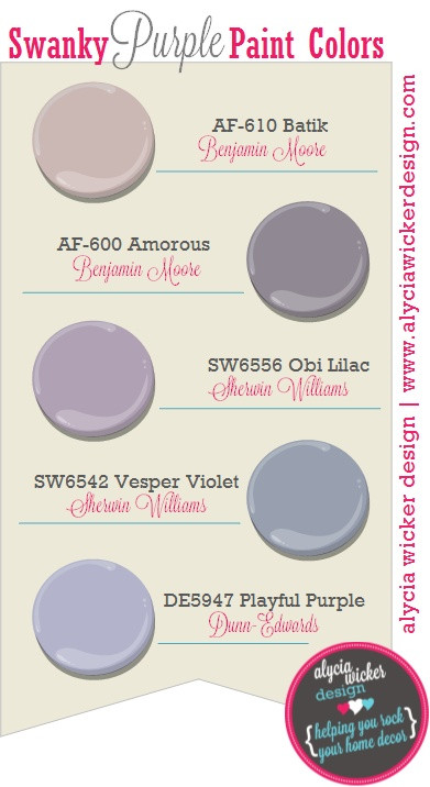 Best ideas about Purple Paint Colors
. Save or Pin Top 5 Swanky Purple Paint Colors Paint colors 2 Now.