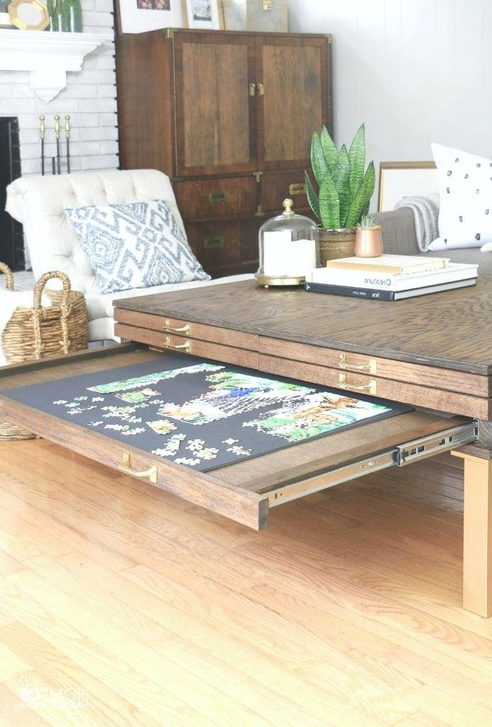 Best ideas about Puzzle Table DIY
. Save or Pin DIY Puzzle Coffee Table Stool How To Simply Make It Now.