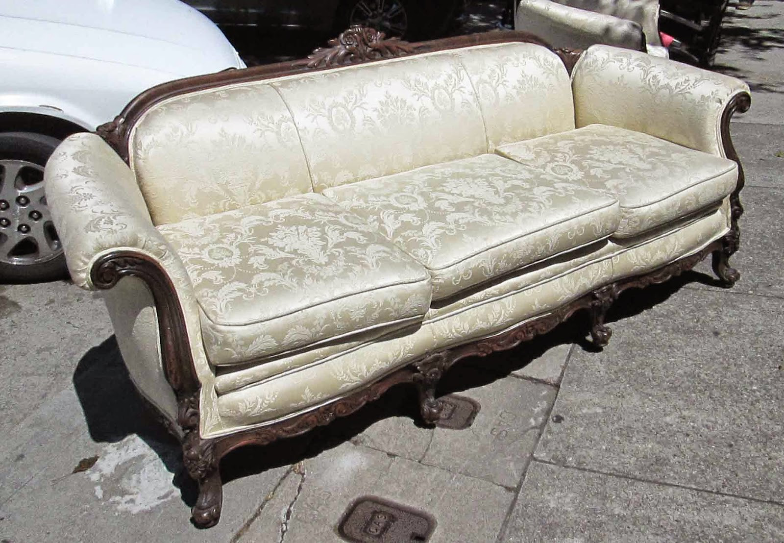 Best ideas about Queen Anne Sofa
. Save or Pin UHURU FURNITURE & COLLECTIBLES SOLD Antique Queen Anne Now.