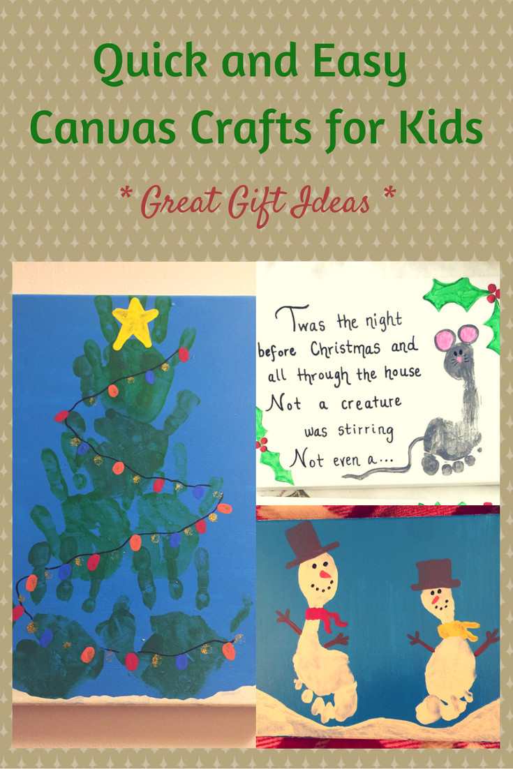 Best ideas about Quick And Easy Crafts For Kids
. Save or Pin Canvas Crafts for Kids Great Gift Ideas Now.