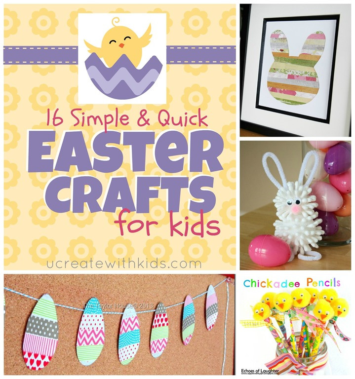 Best ideas about Quick Easy Crafts For Kids
. Save or Pin 16 Simple & Quick Easter Crafts for Kids U Create Now.