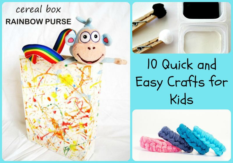 Best ideas about Quick Easy Crafts For Kids
. Save or Pin 10 Quick and Easy Crafts for Kids 5 Minutes for Mom Now.