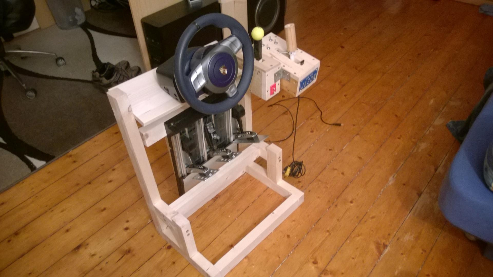 Best ideas about Racing Wheel Stand DIY
. Save or Pin DIY Wheel Stand with Poäng chair Sim Racing Rigs Now.