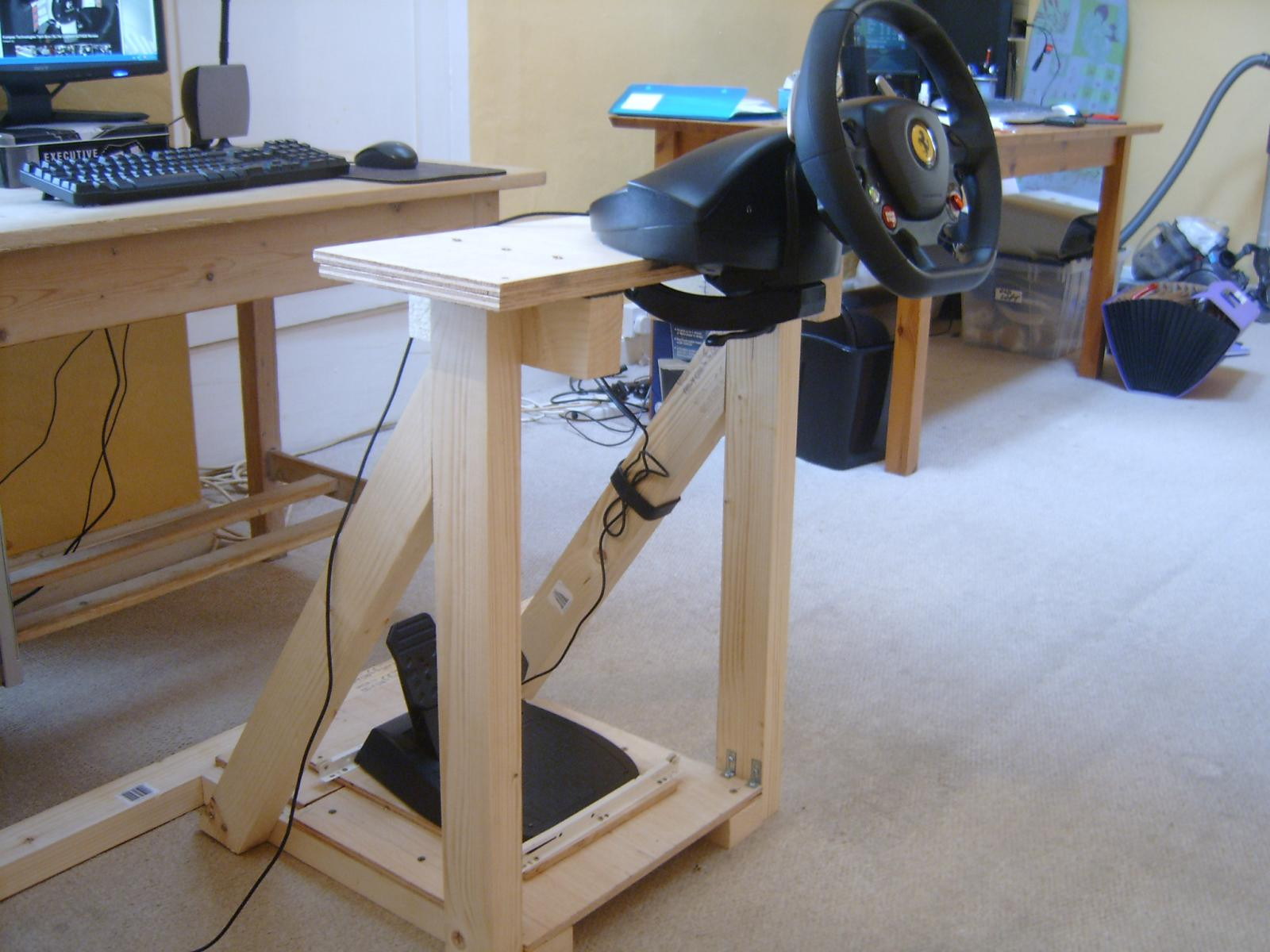 Best ideas about Racing Wheel Stand DIY
. Save or Pin Looking for Diy wheel stand plans Sim Racing Rigs Now.