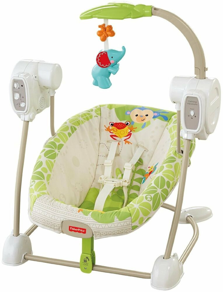 Best ideas about Rainforrest Baby Swing
. Save or Pin Fisher Price Jungle Rainforest Friends Space Saver Travel Now.