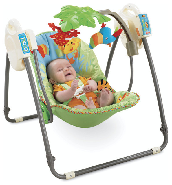 Best ideas about Rainforrest Baby Swing
. Save or Pin Fisher Price Rainforest™ Open Top Take Along Baby Swing Now.