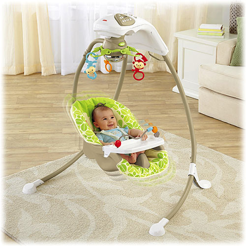 Best ideas about Rainforrest Baby Swing
. Save or Pin Rainforest Friends Cradle ’n Swing Now.
