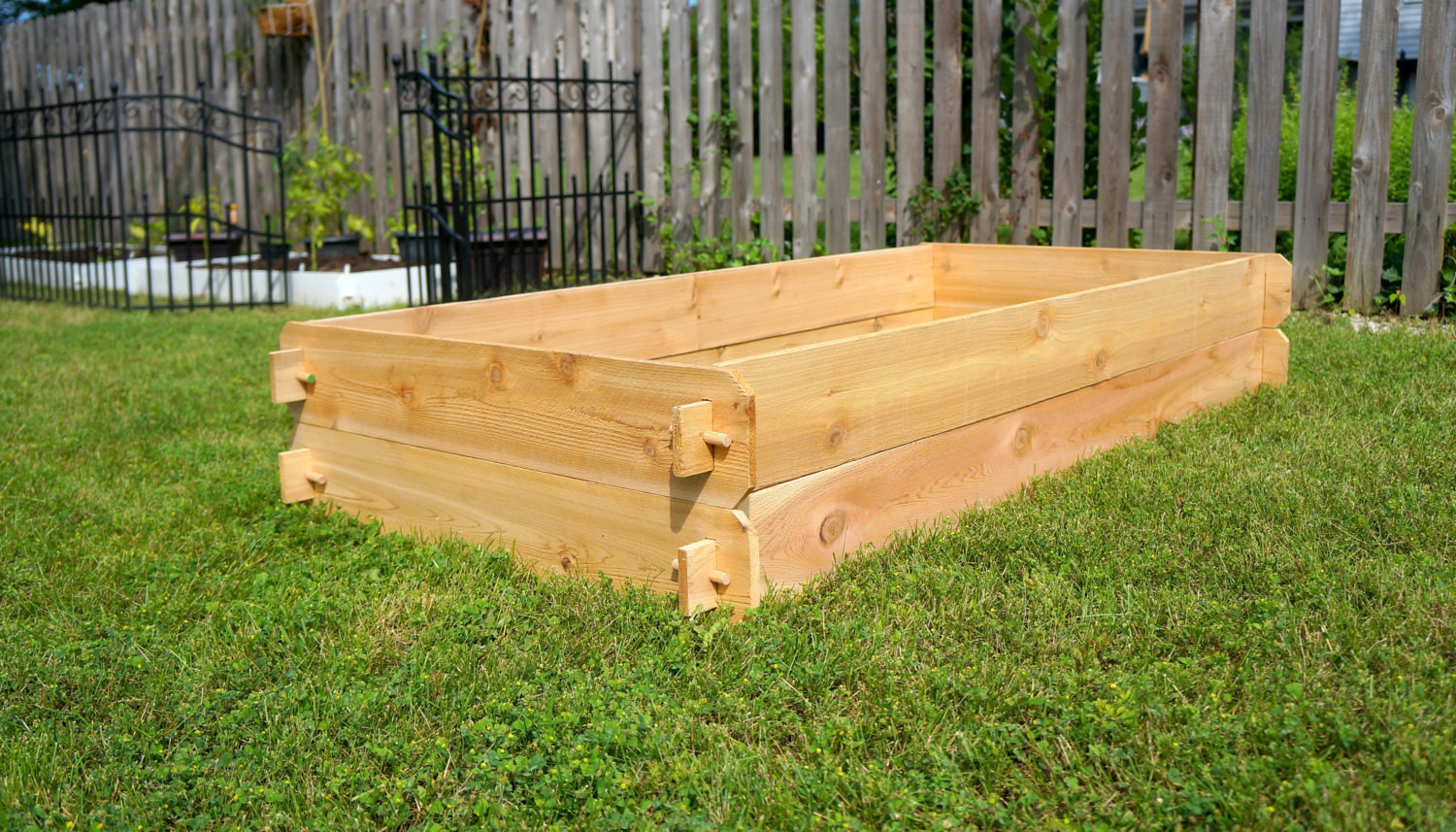 Best ideas about Raised Garden Planter
. Save or Pin Raised Garden Planter Bed Flower Box Cedar Ve able Now.