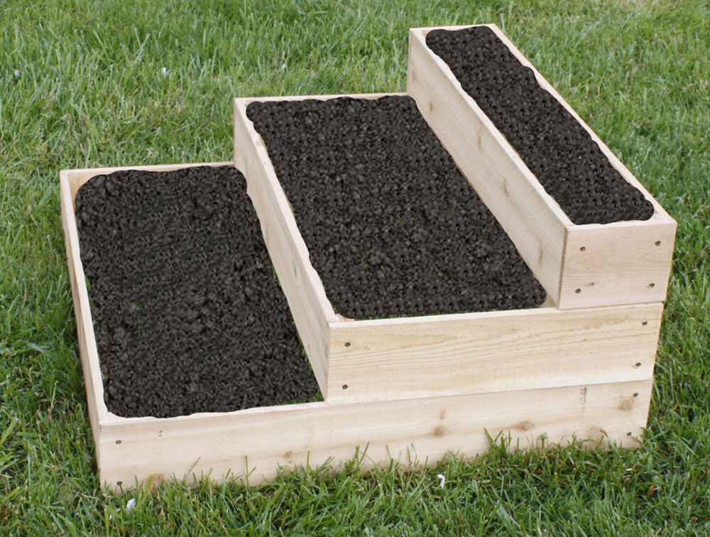 Best ideas about Raised Garden Planter
. Save or Pin Cedar Planter Raised 3 Tier Planter Bed Free Shipping Now.