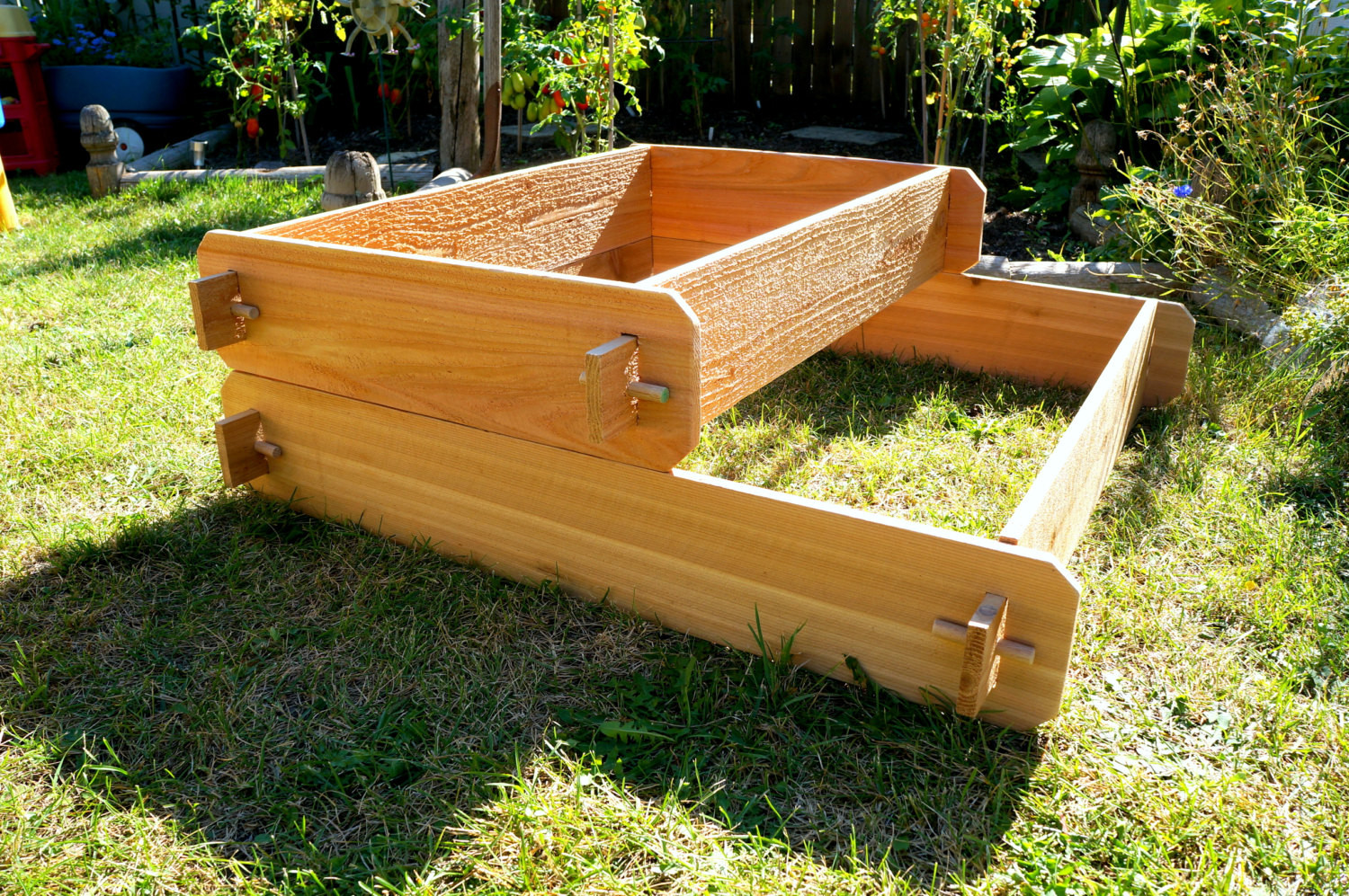 Best ideas about Raised Garden Planter
. Save or Pin Raised Garden Bed 2 Tier Cedar Raised Planters Raised Beds Now.