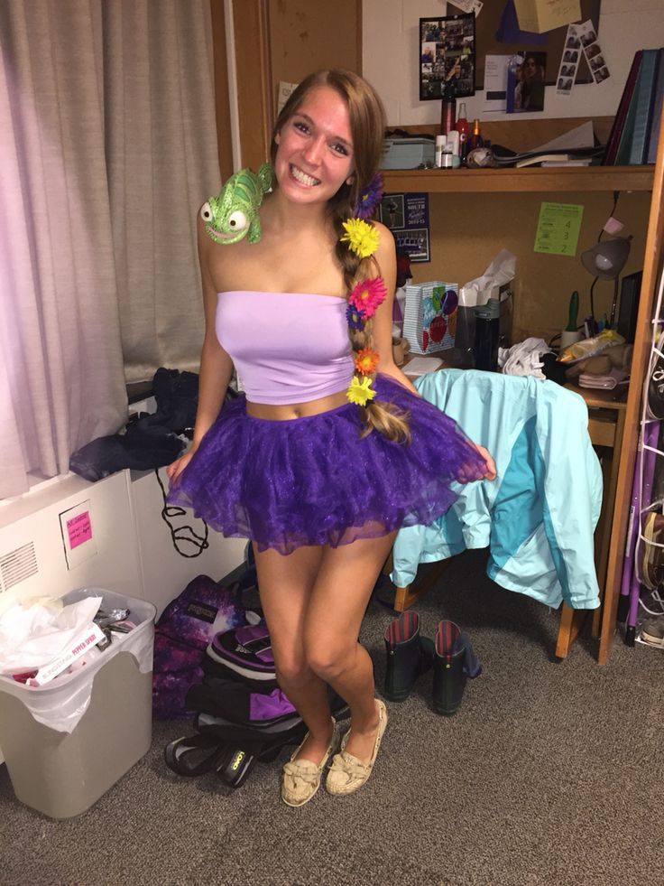 Best ideas about Rapunzel DIY Costume
. Save or Pin Rapunzel from Tangled DIY Halloween costume Now.