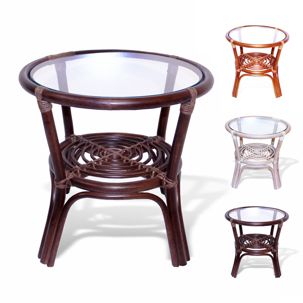 Best ideas about Rattan Coffee Table
. Save or Pin Leo Rattan Wicker Round End Coffee Table with Glass Top 3 Now.