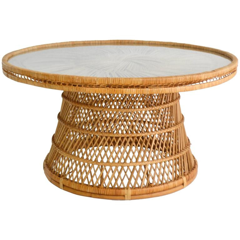 Best ideas about Rattan Coffee Table
. Save or Pin Mid Century Woven Rattan Coffee Table Cocktail Table For Now.