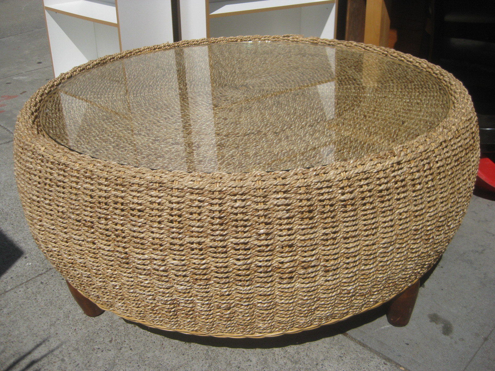 Best ideas about Rattan Coffee Table
. Save or Pin UHURU FURNITURE & COLLECTIBLES SOLD Wicker Drum Coffee Now.