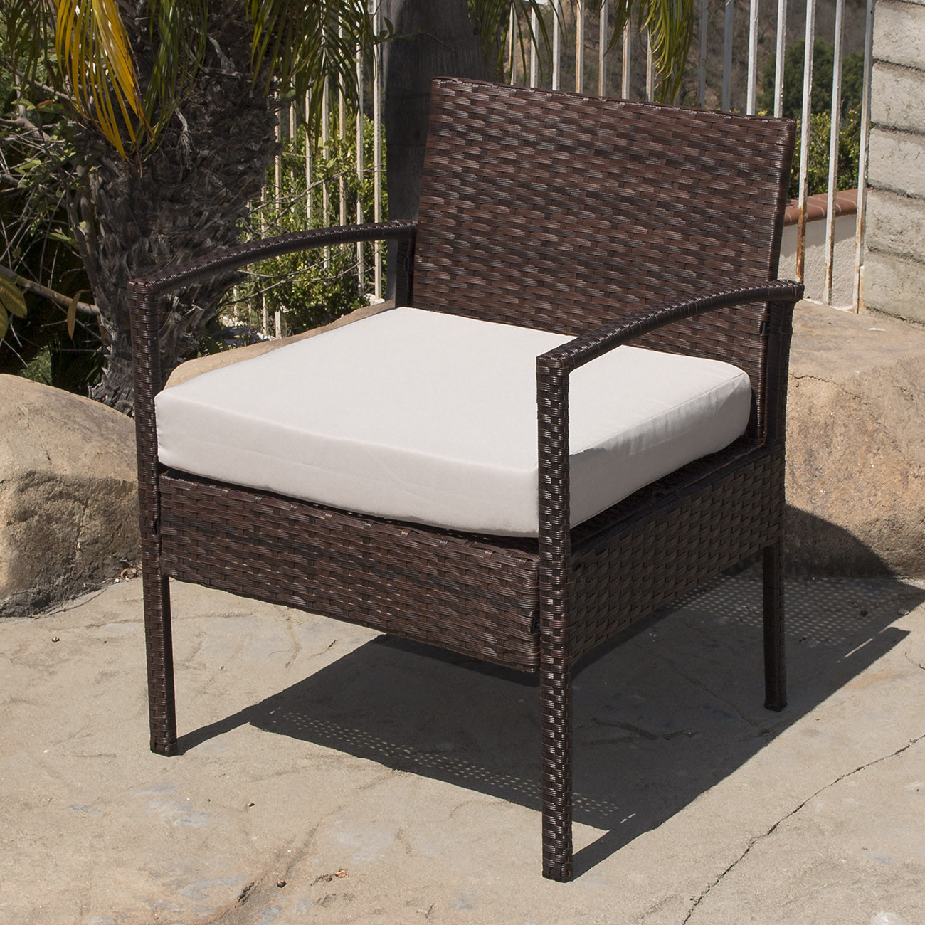 Best ideas about Rattan Patio Furniture
. Save or Pin 3pc Rattan Wicker Bistro Sofa Set Coffee Table Chair Now.
