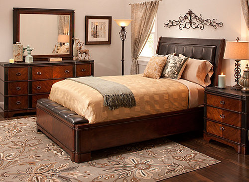 Best ideas about Raymour And Flanigan Bedroom Sets
. Save or Pin Dundee 4 pc Queen Bedroom Set Cherry Black Now.