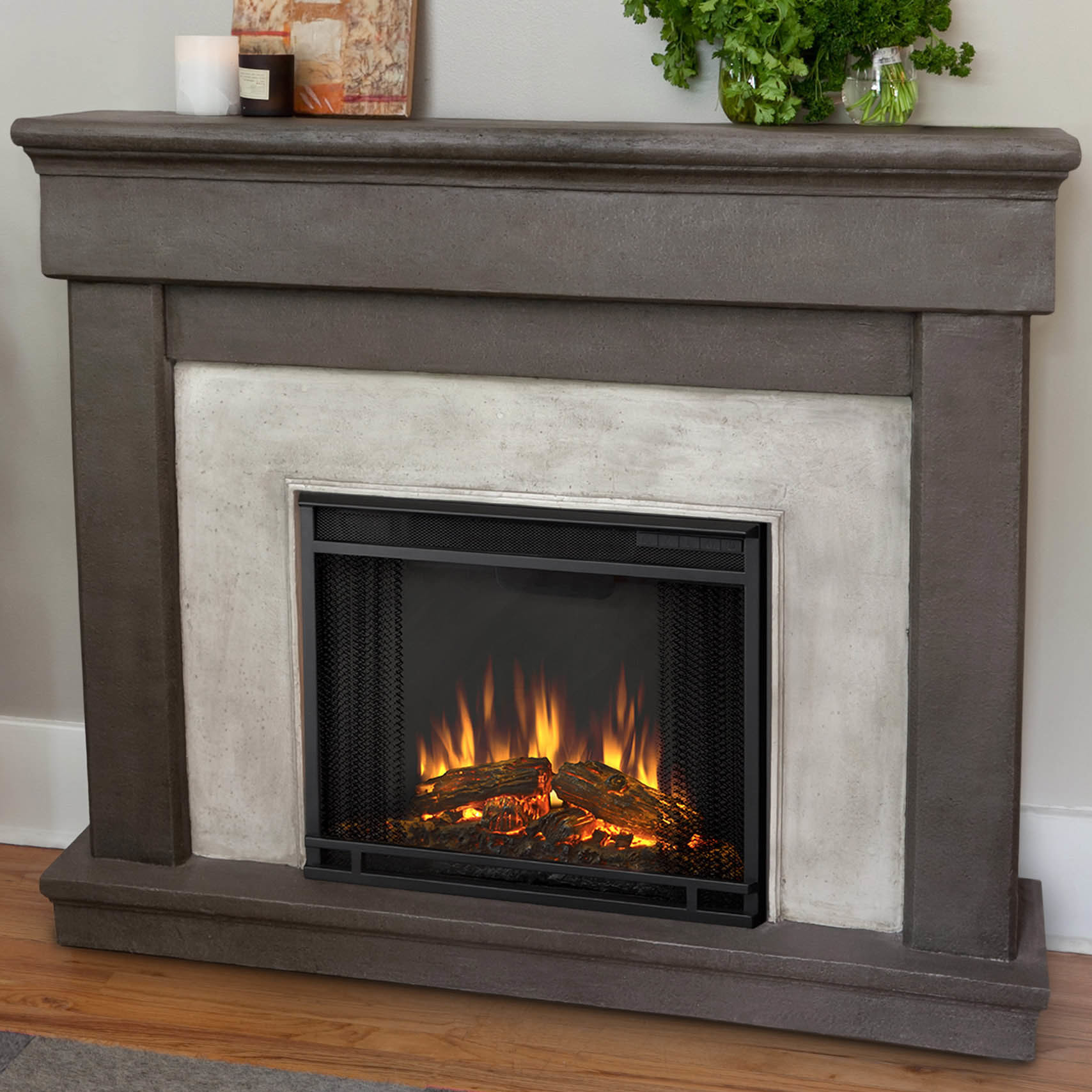 Best ideas about Real Flame Fireplace
. Save or Pin Real Flame Cast Mantel Cascade Electric Fireplace Now.