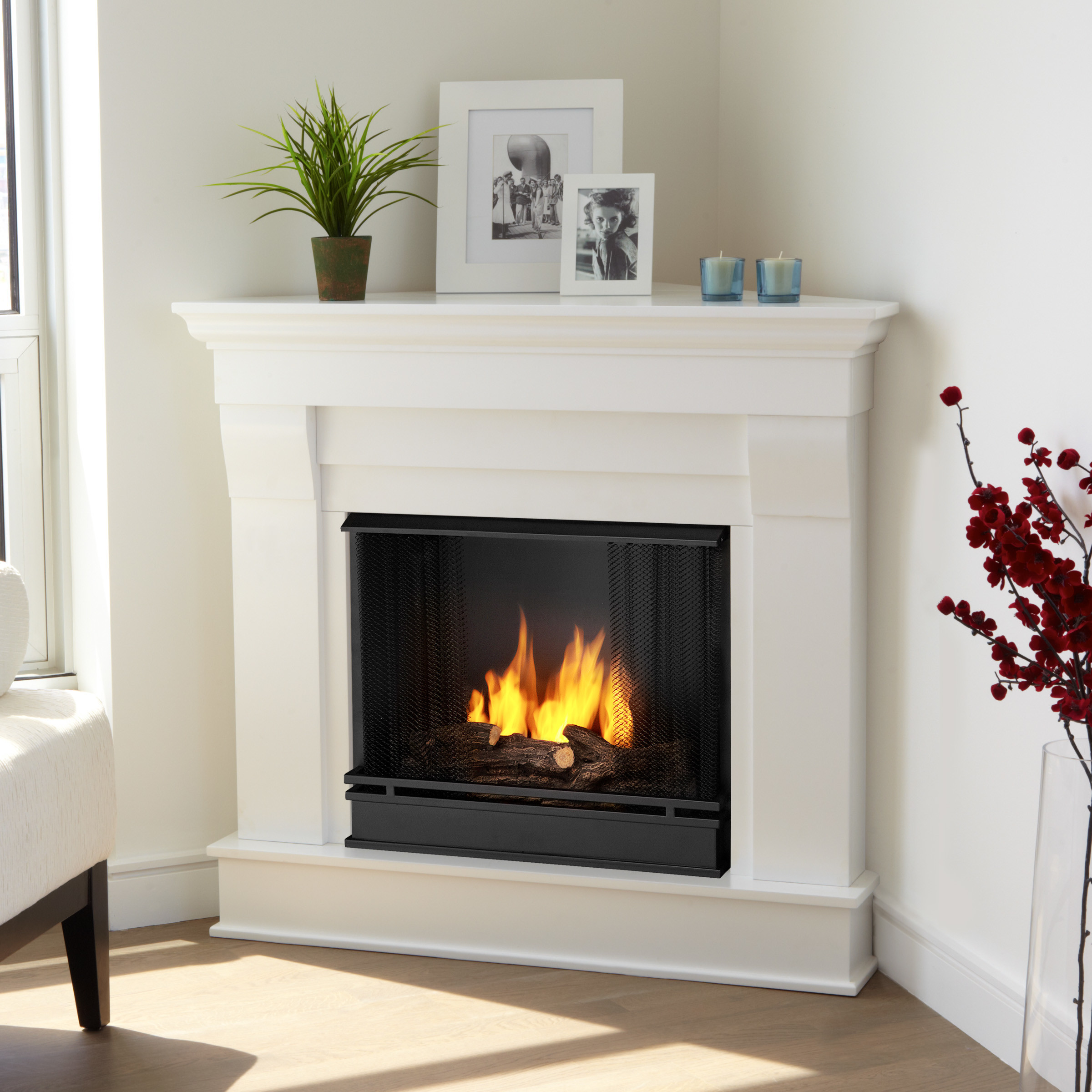 Best ideas about Real Flame Fireplace
. Save or Pin Real Flame Chateau Corner Gel Fuel Fireplace & Reviews Now.