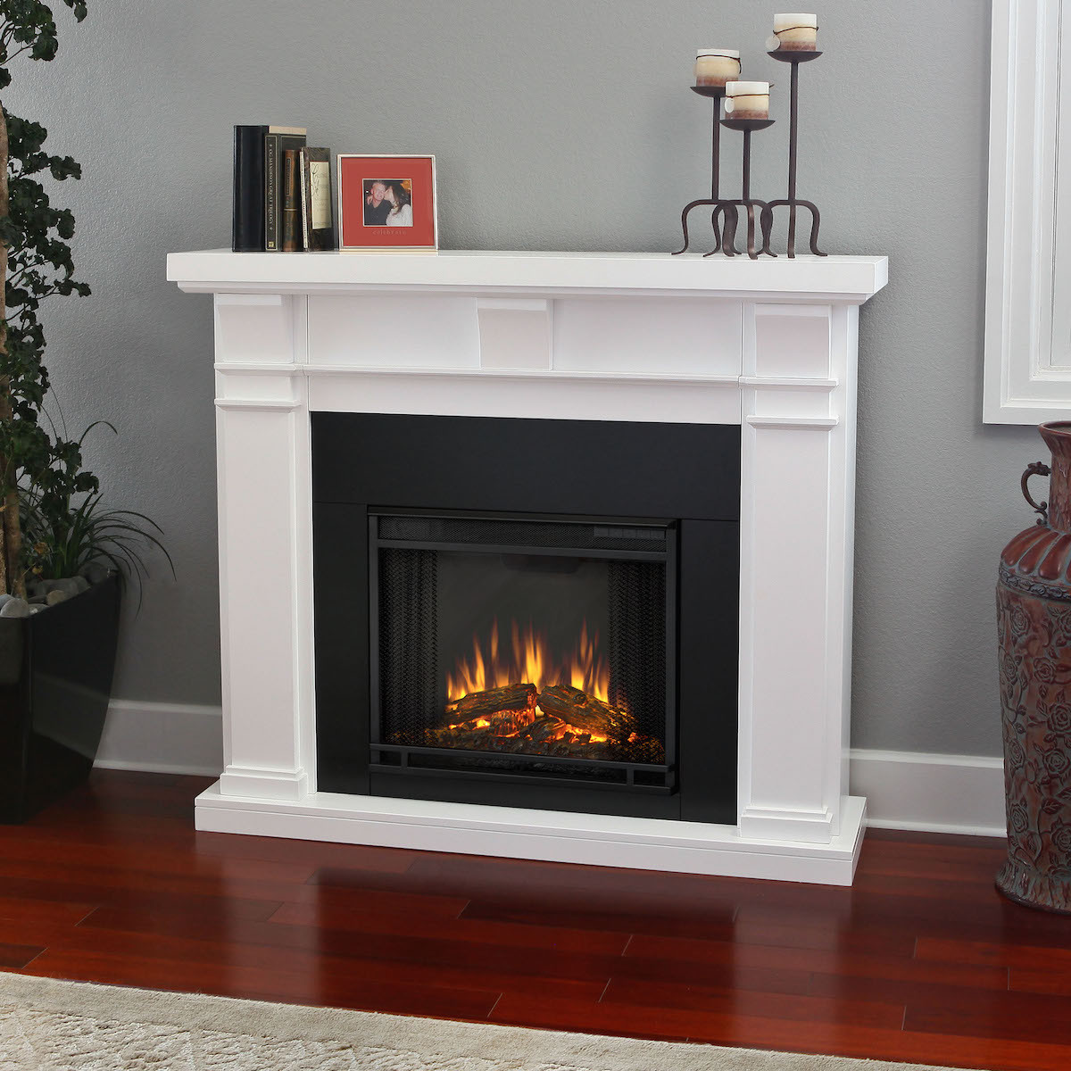 Best ideas about Real Flame Fireplace
. Save or Pin Real Flame Porter Electric Fireplace in White Now.