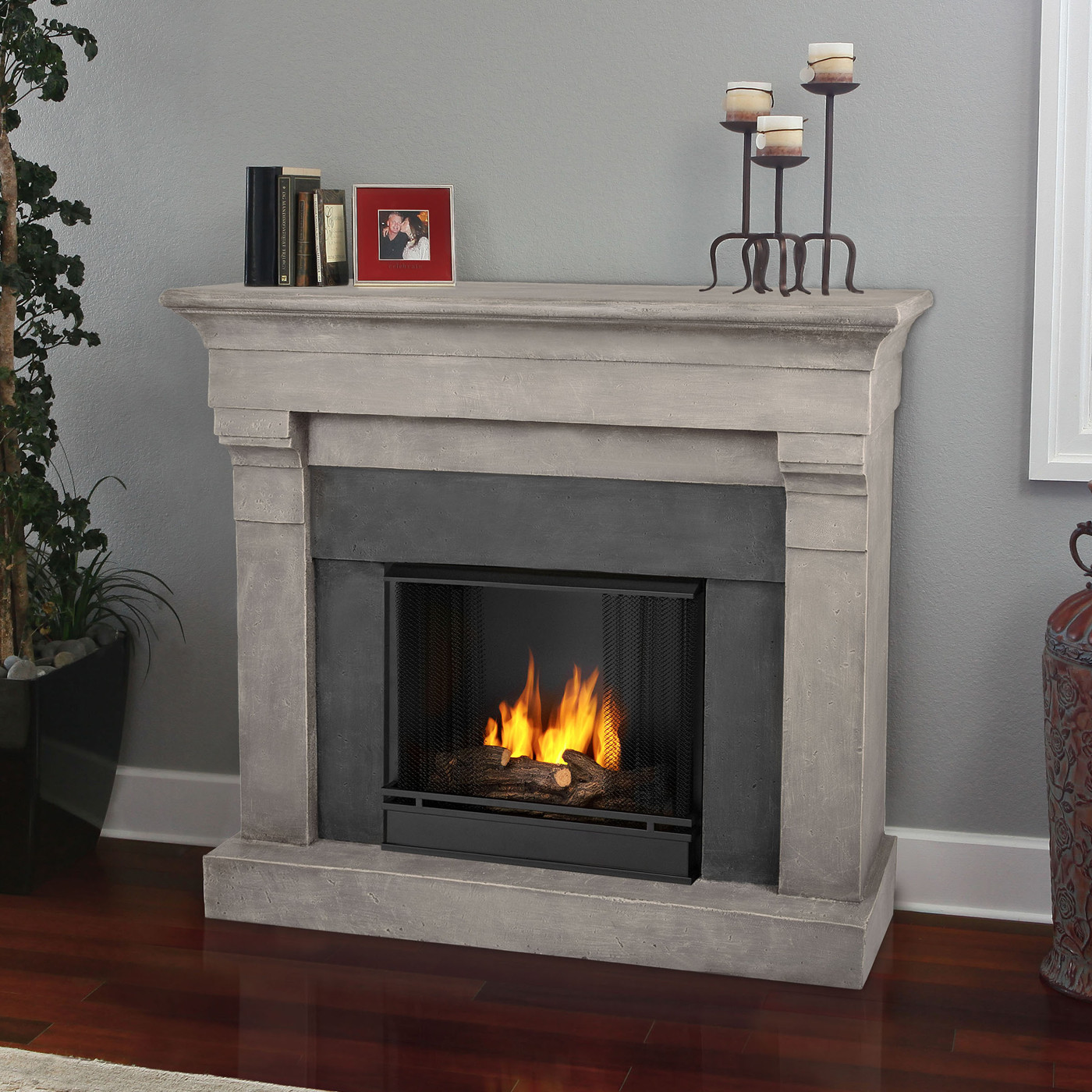 Best ideas about Real Flame Fireplace
. Save or Pin Real Flame Torrence Cast Gel Fuel Fireplace Now.