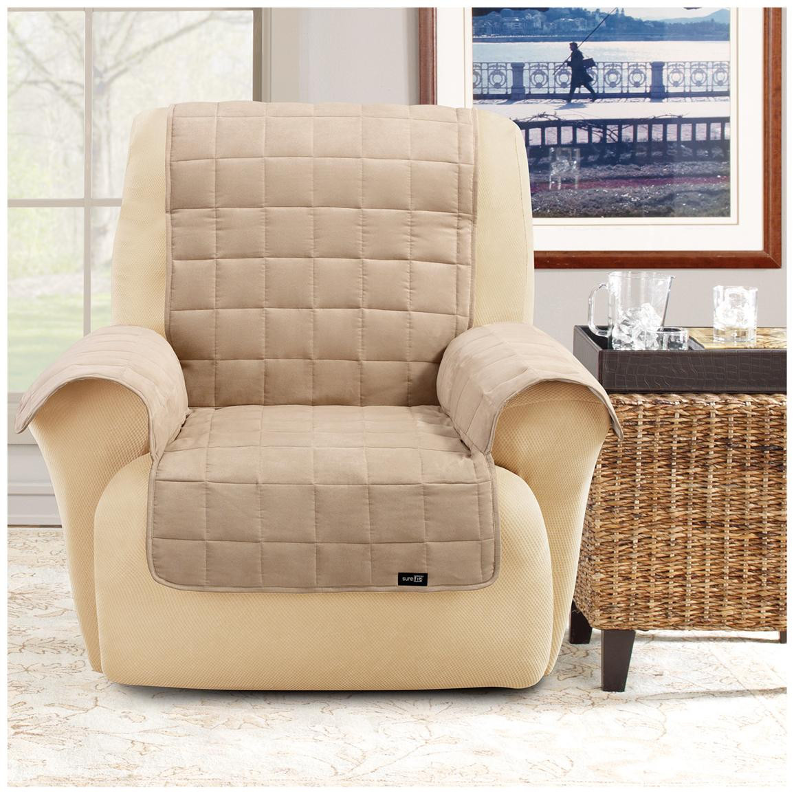 Best ideas about Recliner Chair Covers
. Save or Pin Sure Fit Waterproof Quilted Suede Wing Chair Recliner Now.