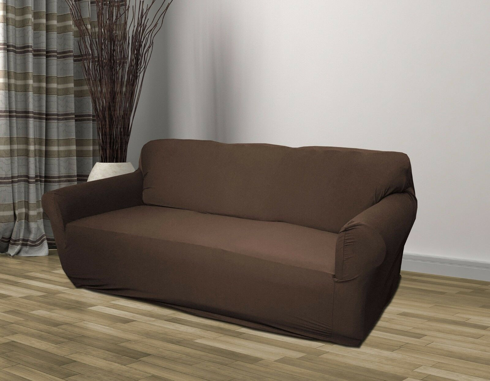 Best ideas about Recliner Sofa Chair
. Save or Pin BROWN JERSEY SOFA STRETCH SLIPCOVER COUCH COVER Now.