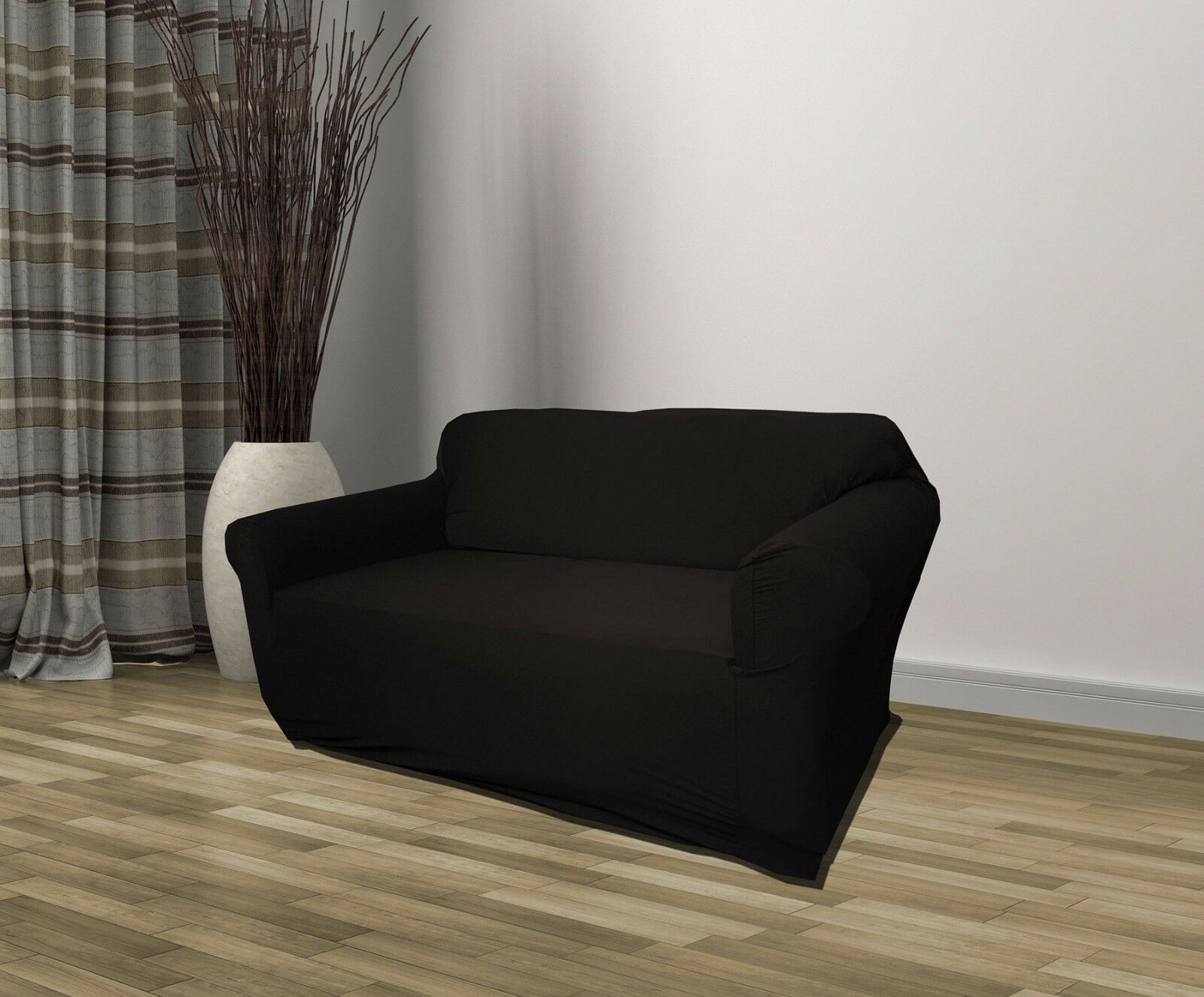 Best ideas about Recliner Sofa Chair
. Save or Pin BLACK JERSEY SOFA STRETCH SLIPCOVER COUCH COVER CHAIR Now.