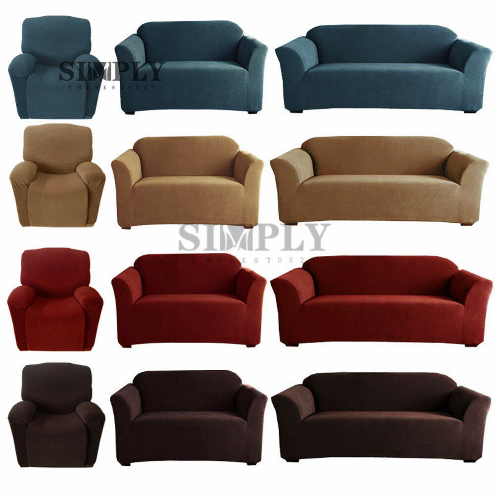 Best ideas about Recliner Sofa Covers
. Save or Pin Stretch Sofa Couch Covers Slip Cover 1 Seater Recliner 2 Now.