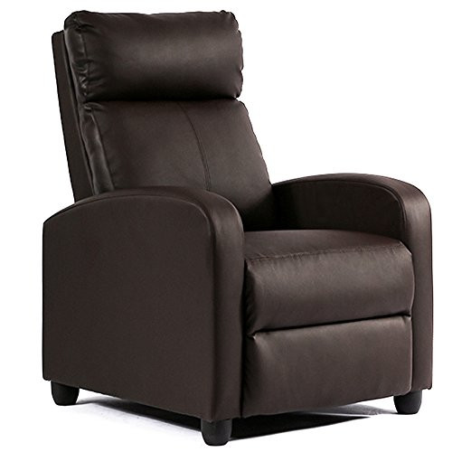 Best ideas about Reclining Accent Chair
. Save or Pin Recliner Chair Modern Leather Chaise Couch Single Accent Now.