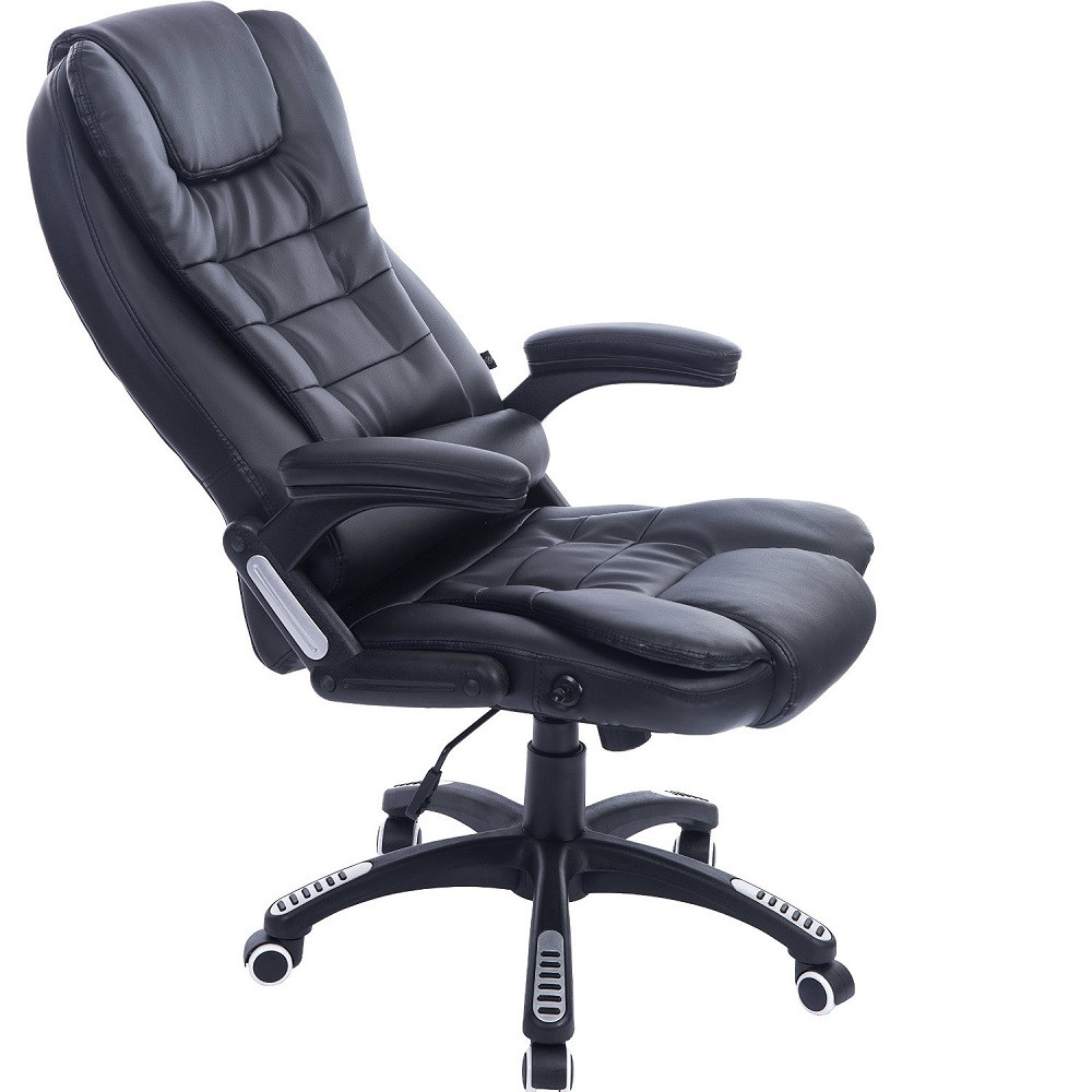 Best ideas about Reclining Computer Chair
. Save or Pin Executive Black Leather Reclining Massage fice puter Now.