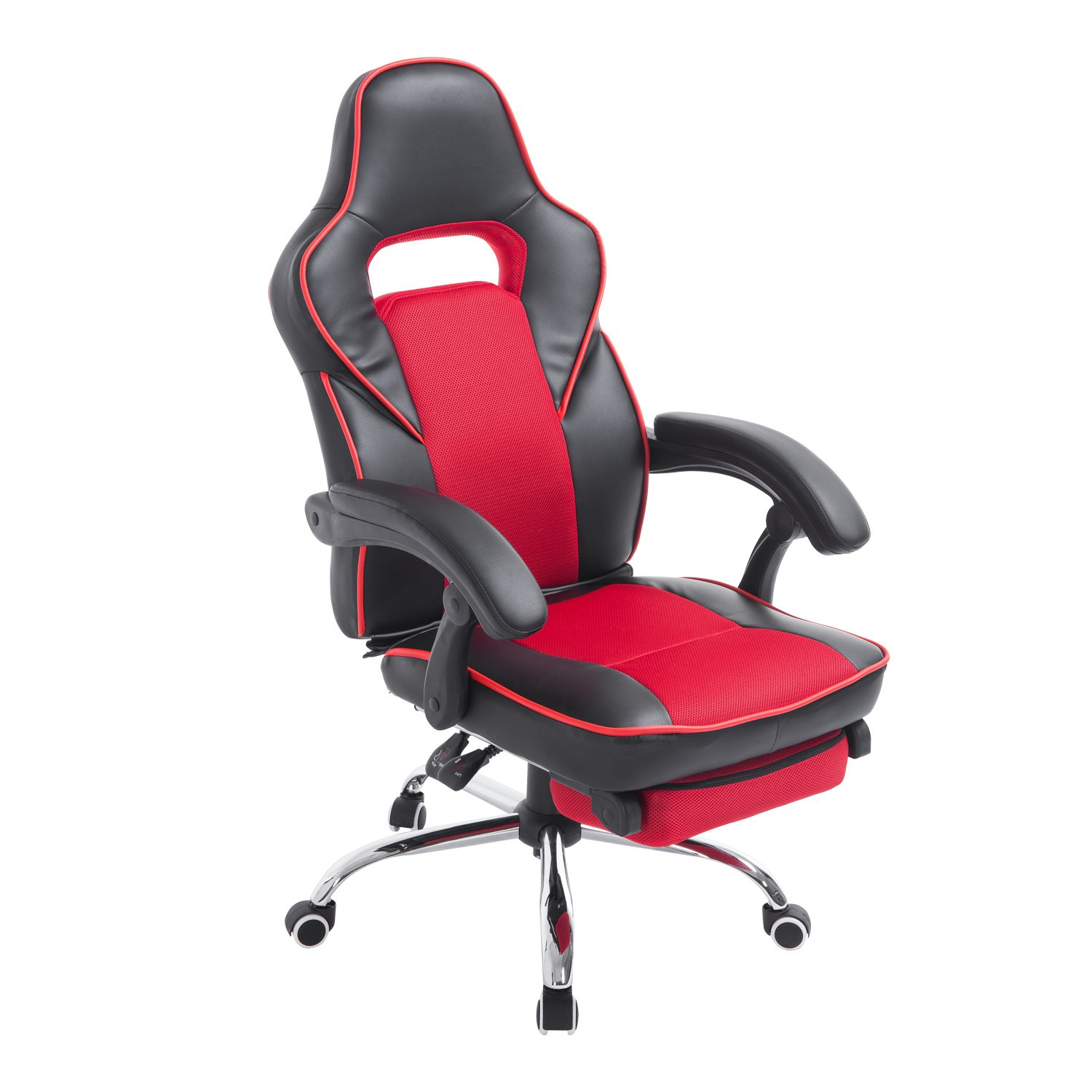 Best ideas about Reclining Office Chair With Footrest
. Save or Pin Hom Race Car Style High Back PU Leather Reclining Now.