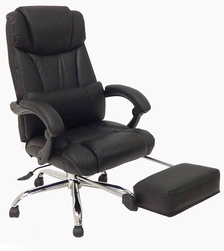 Best ideas about Reclining Office Chair With Footrest
. Save or Pin Leather Reclining fice Chair w Footrest Now.