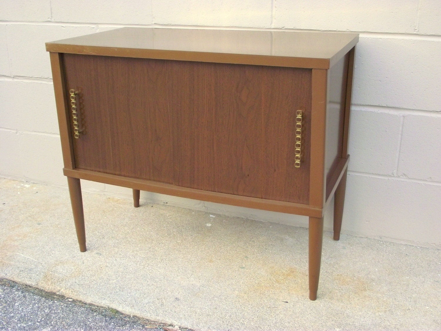 Best ideas about Record Player Cabinet
. Save or Pin Mid Century Modern Record Player Cabinet storage Console Fab Now.