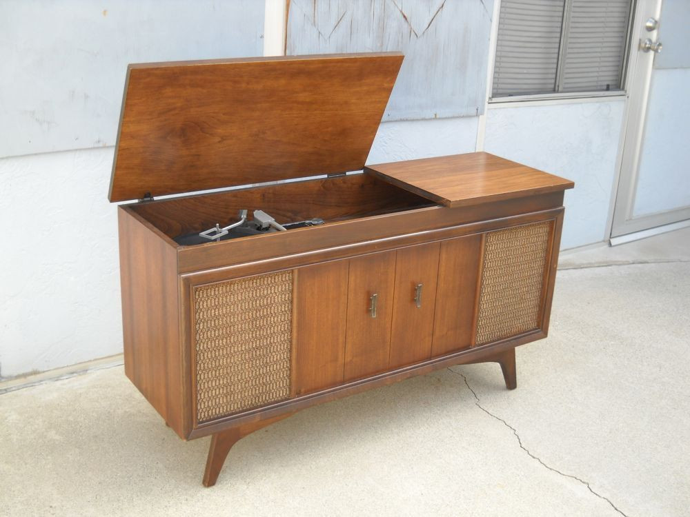 Best ideas about Record Player Cabinet
. Save or Pin Mid Century Modern Record Player Console AM FM Stereo by Now.