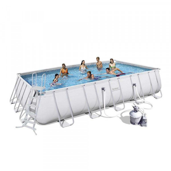 Best ideas about Rectangle Above Ground Pool Kits
. Save or Pin Bestway Steel Pro 6 7m x 3 7m Swimming Pool Set Now.