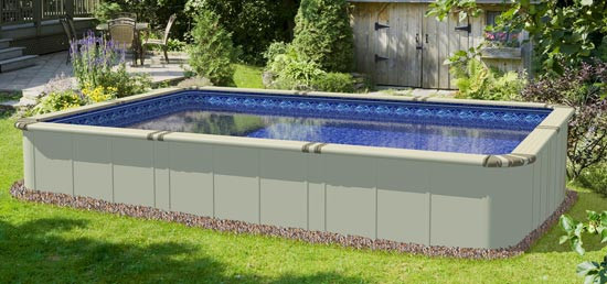 Best ideas about Rectangle Above Ground Pool Kits
. Save or Pin EZ Panel Grand 52" Aluminum Ground Swimming Pool Now.