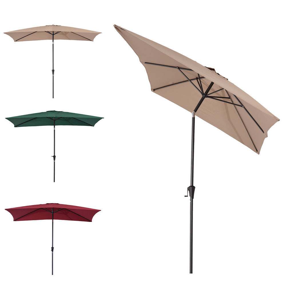 Best ideas about Rectangle Patio Umbrella
. Save or Pin Outsunny Rectangular 10 x 6 5 Market Umbrella Patio Now.