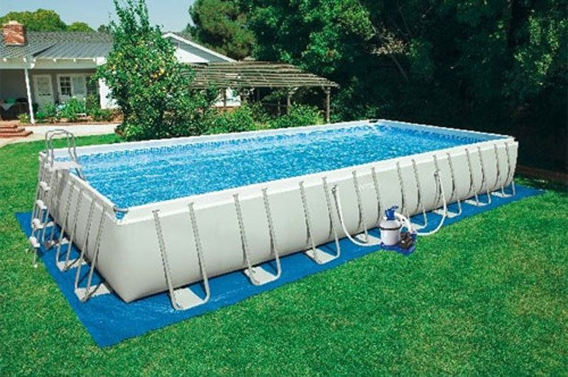 Best ideas about Rectangular Above Ground Pool
. Save or Pin Intex 16 x32 x52" Ultra Frame Rectangular ground Now.