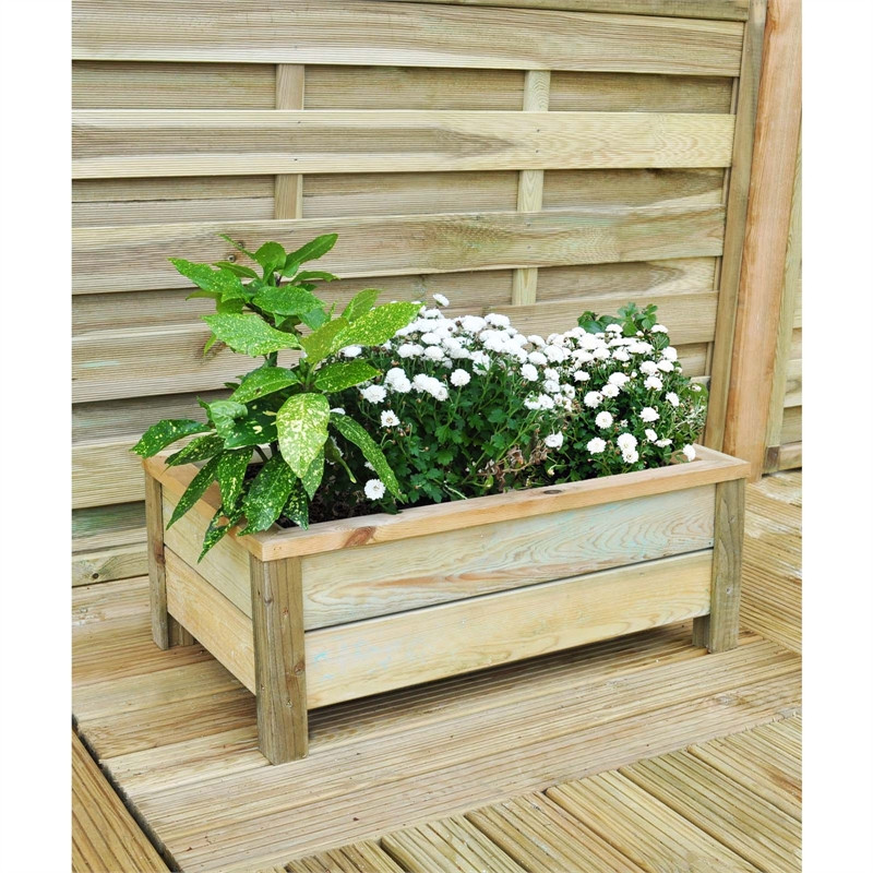 Best ideas about Rectangular Outdoor Planters
. Save or Pin Forest Garden Wooden Rectangular Planter at Homebase Now.