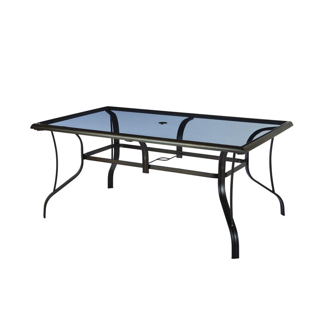 Best ideas about Rectangular Patio Dining Table
. Save or Pin Hampton Bay Statesville Rectangular Glass Patio Dining Now.
