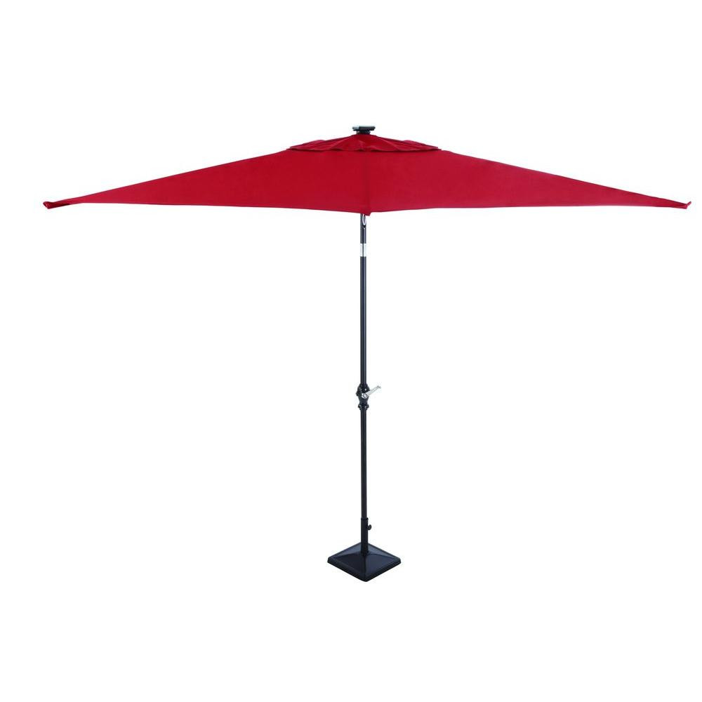 Best ideas about Rectangular Patio Umbrella
. Save or Pin Hampton Bay 9 ft Rectangular Solar Powered Patio Umbrella Now.