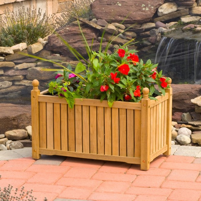 Best ideas about Rectangular Planter Box Indoor
. Save or Pin 28 Inch Solid Wood Lexington Rectangular Planter Box Now.