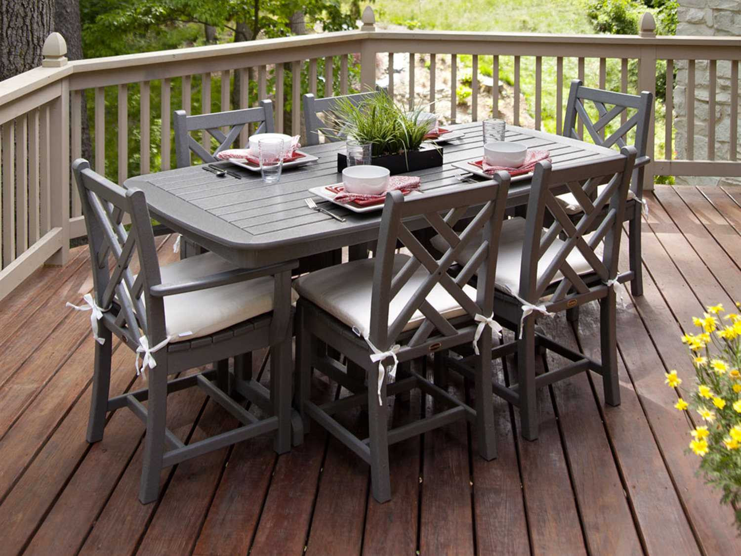 Best ideas about Recycled Plastic Patio Furniture
. Save or Pin POLYWOOD Chippendale Recycled Plastic Dining Set Now.