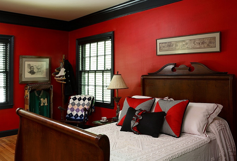 Best ideas about Red And Black Bedroom
. Save or Pin Red Black And White Interiors Living Rooms Kitchens Now.