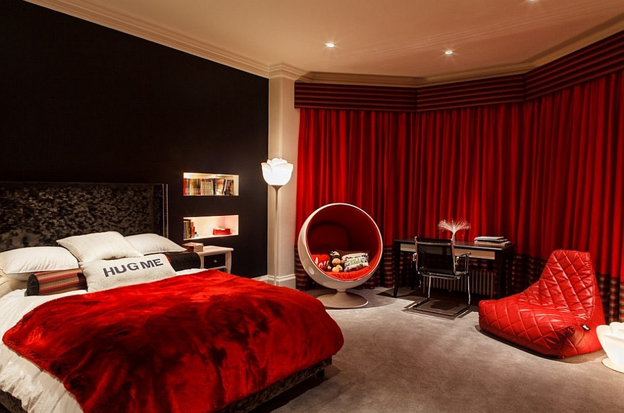 Best ideas about Red And Black Bedroom
. Save or Pin 23 Bedrooms That Bring Home the Romance of Red Now.