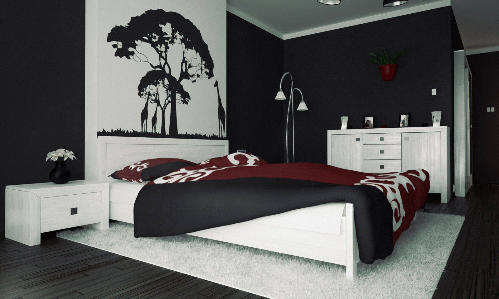 Best ideas about Red And Black Bedroom
. Save or Pin Black And Red Bedroom Paint Designs Now.