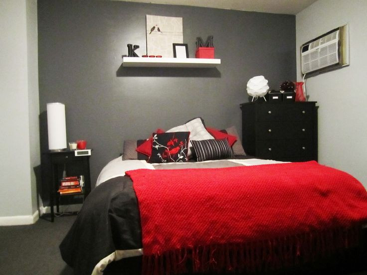 Best ideas about Red And Black Bedroom
. Save or Pin red and gray bedroom Now.